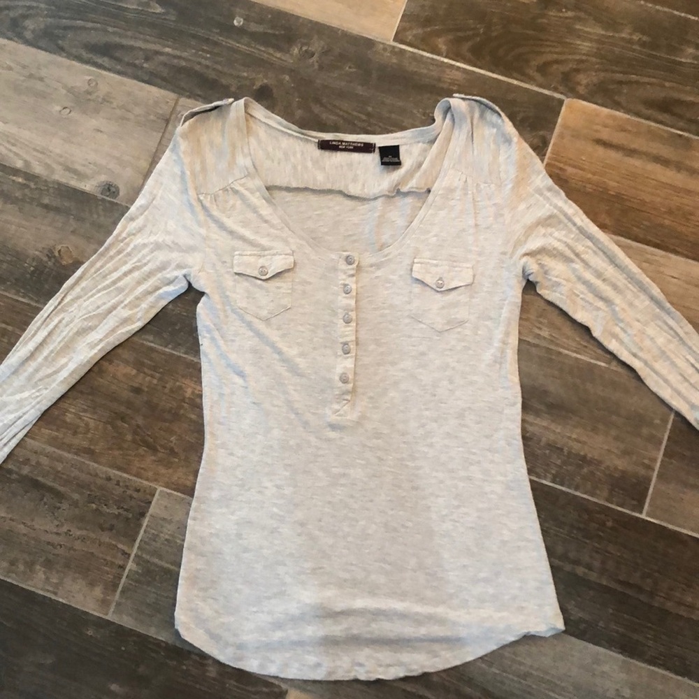 Worn once grey top
